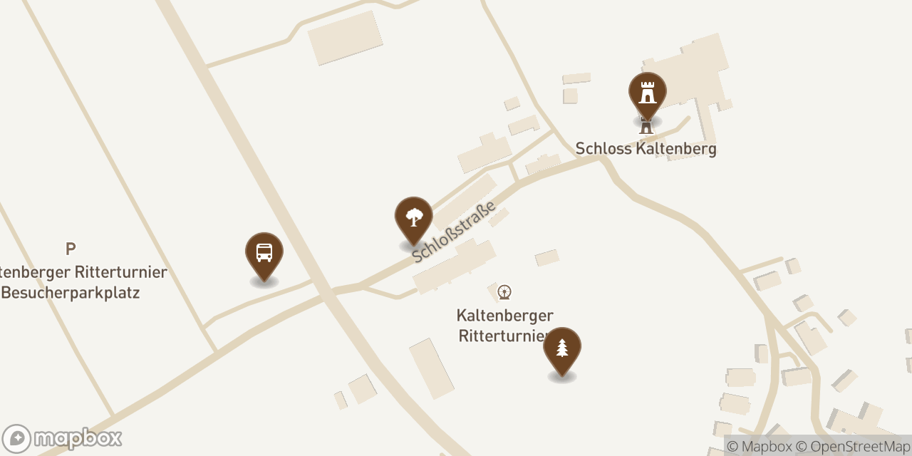 Map showing 4 locations