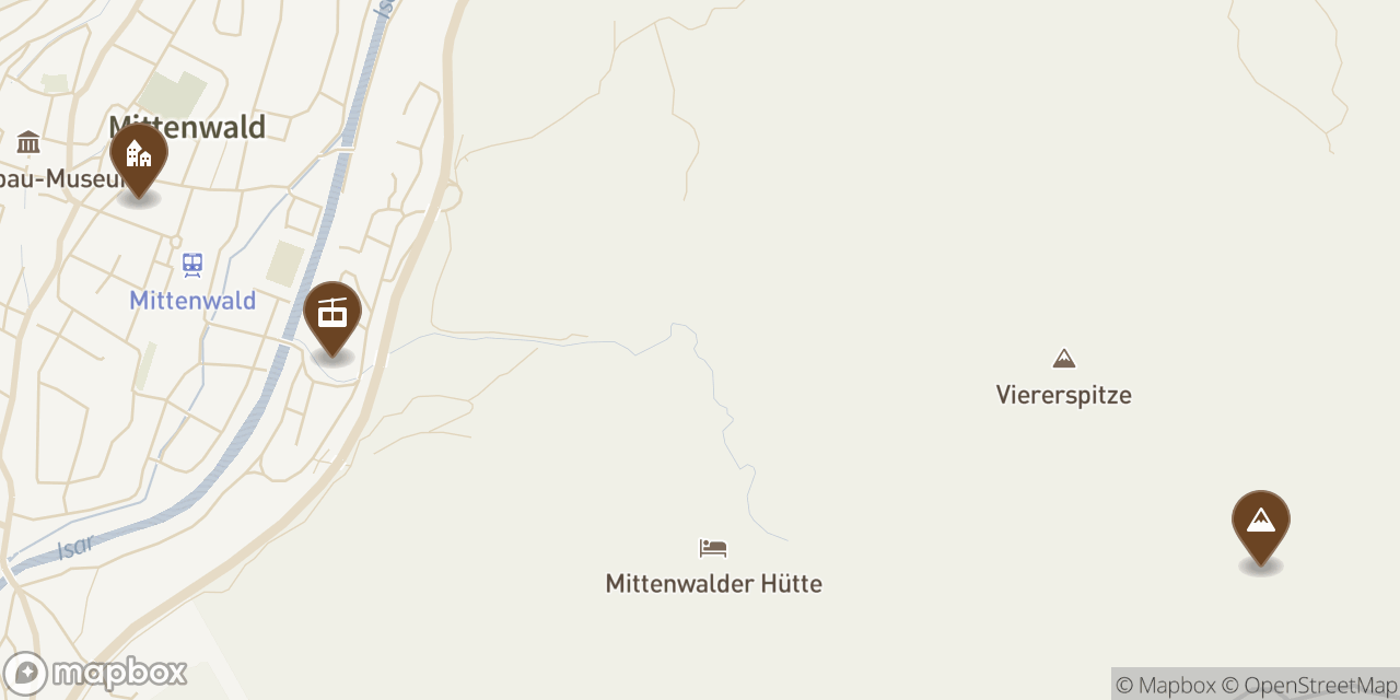 Map showing 3 locations