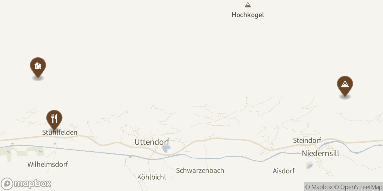 Map showing 3 locations