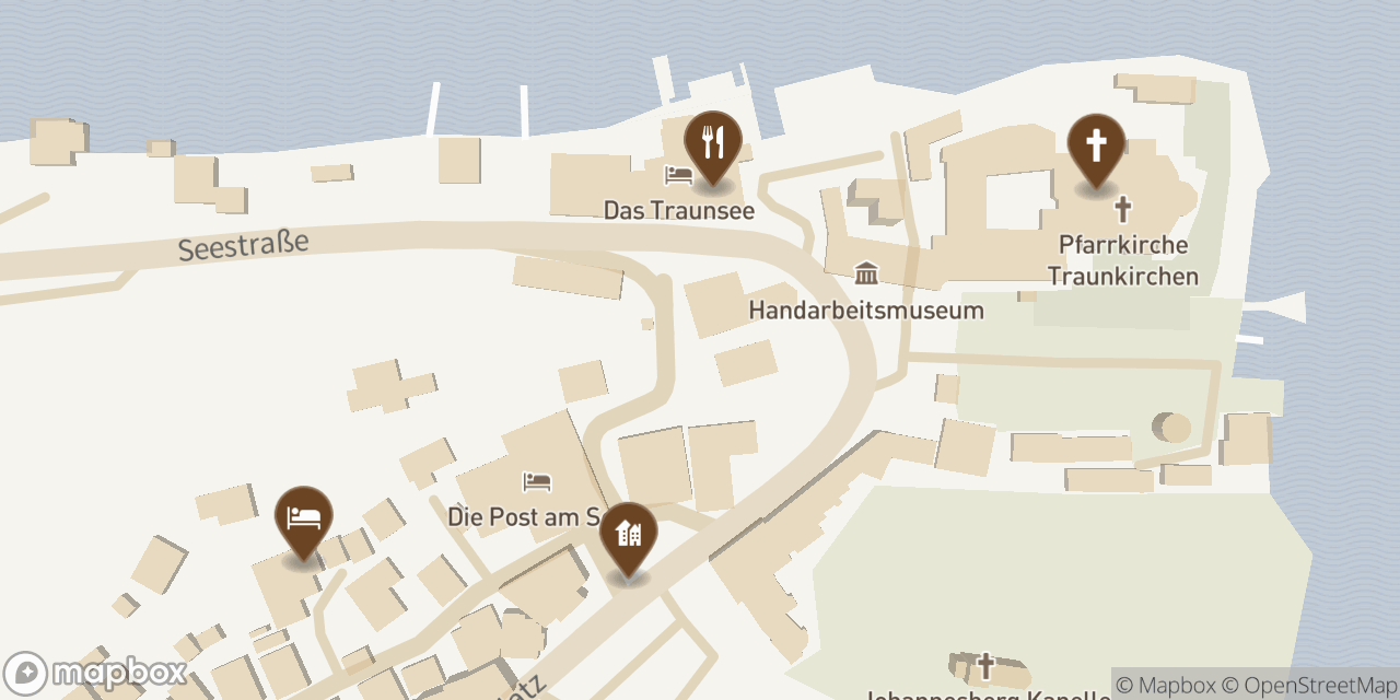 Map showing 4 locations