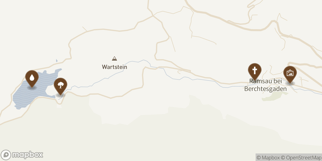 Map showing 4 locations