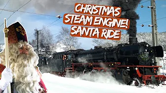 We Rode a Historic Steam Train With Santa Around Germany | Munich, Germany